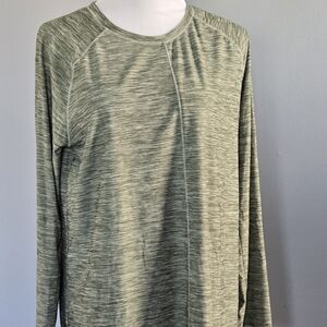 Eddie Bauer Heathered Green Women's Top